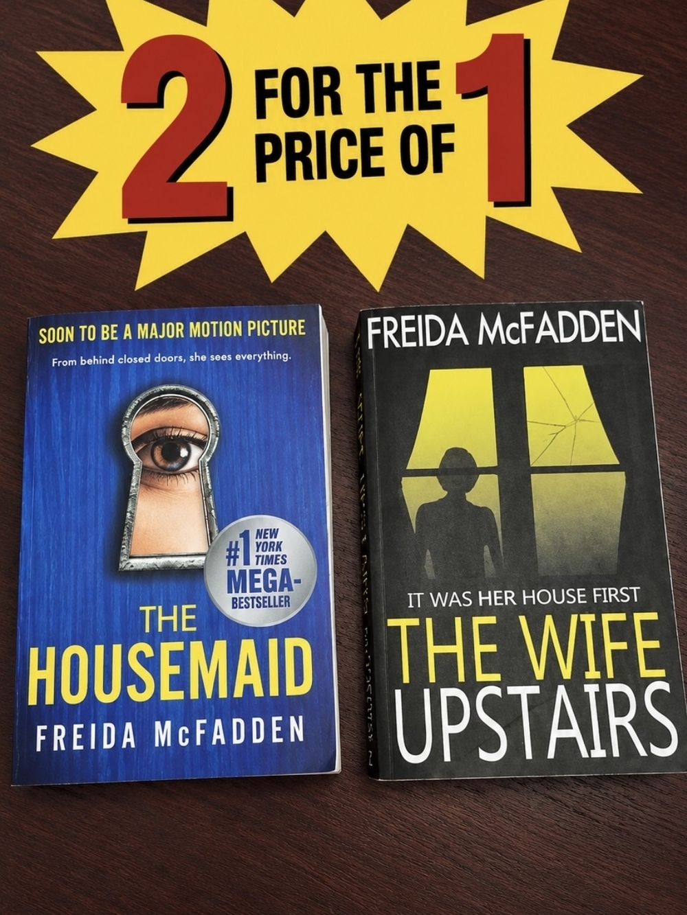 The Housemaid & The Wife Upstairs - Two Thriller Paperbacks